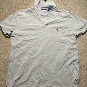 Tommy Hilfiger Light Grey Polo Shirt for Men